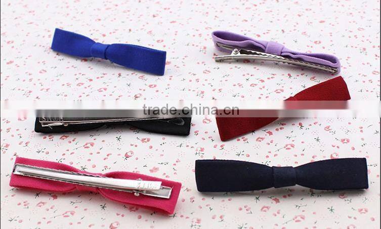 fancy fabric hair big bow hair clip accessory in hair extension