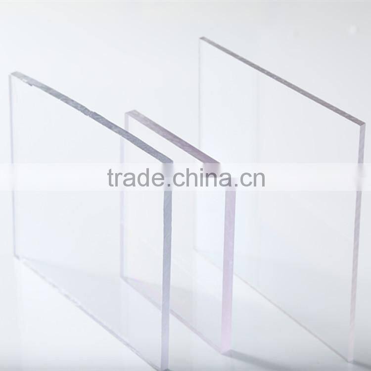 high light transmission&fireproof plastic buidling material PC panel for swimming pool construction