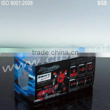 PVC clear plastic packing music box