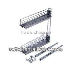 TKK kitchen metal side pull out basket