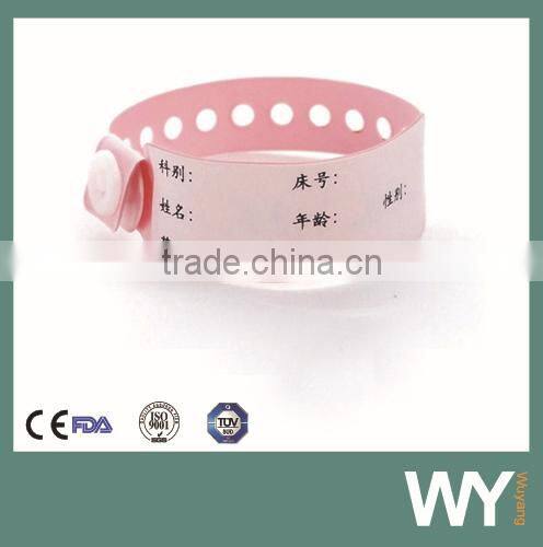 Non-toxic Plastic PVC ID Band