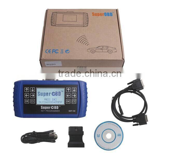 2015 Promotion Top-Rated Original SuperOBD SKP-100 SKP100 skp 100 Key Programmer OBD2 V1.5 Free Online Update