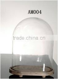 clear glass jar cloche