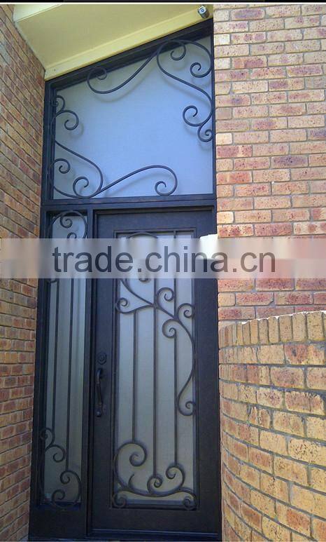 Top-selling handmade forging lobby entrance door