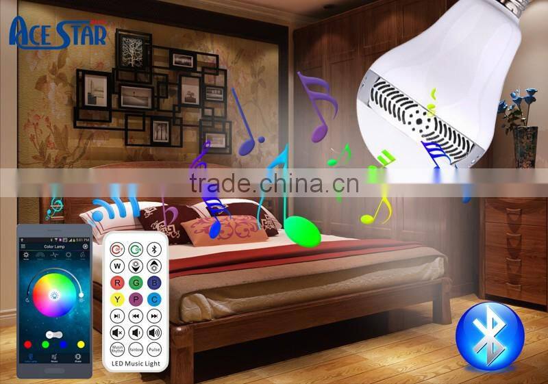 Perfect LED Light Bulb Built-In Bluetooth Speaker