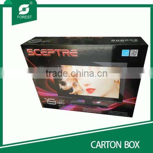 Corrugated paper televison carton box packaging box for TV