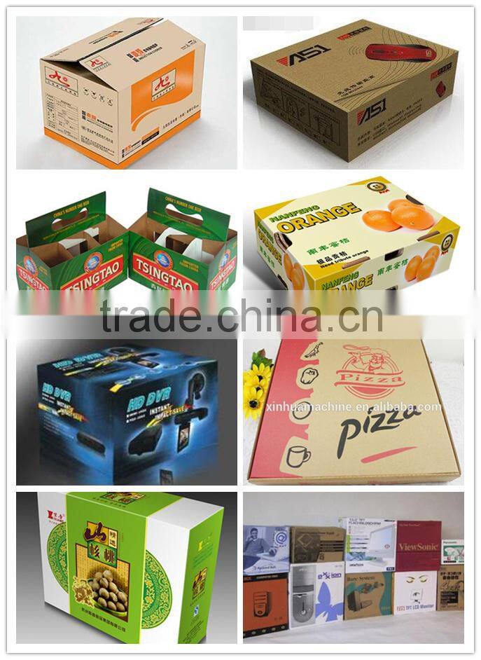 Best quality high speed corrugated carton printer slotter die cutter with stacker machine