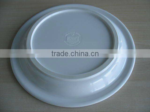2015 children melamine set with anti slip rubber