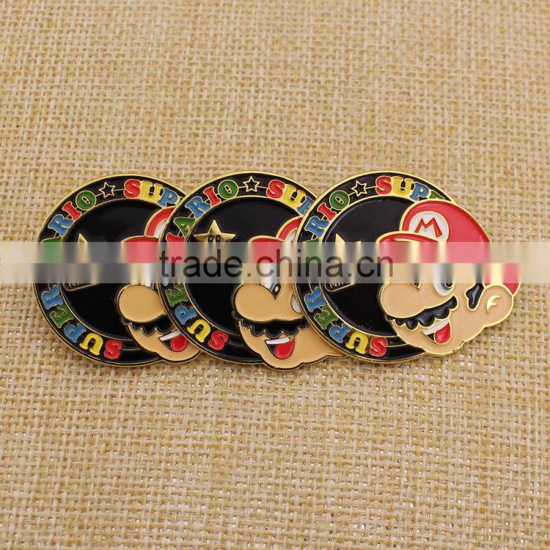Custom Soft Enamel Super Mario Pin Badge