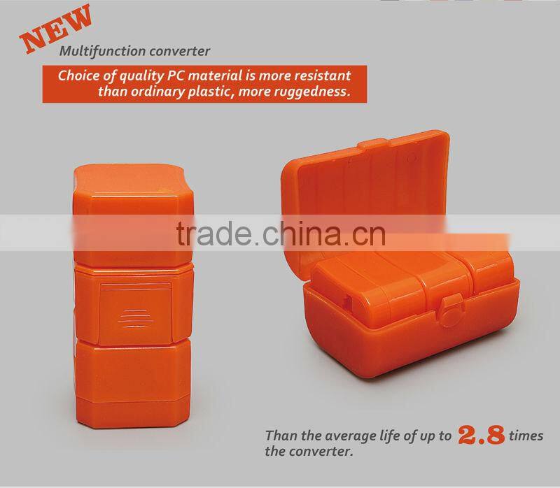 World Travel Adapter with Dual USB Fuse Safety Shutter Four International Plug(UK/US/AU/EU)