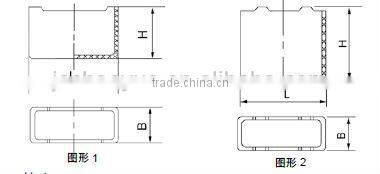 plastic shell for capacitor X2 (CL-233)-13#