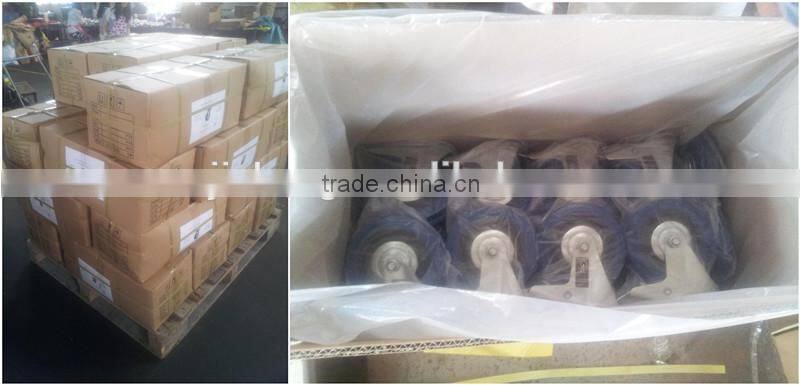 PVC inflatable rod casters and wheels,height adjustment screw castor