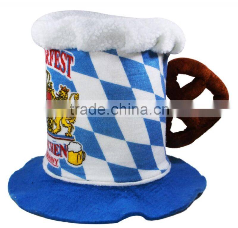2016 new festival hat custom beer helmet drinking hat