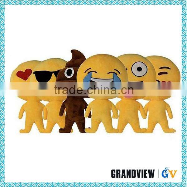 Fashinable Plush Pillow Emoji /Top Quality PP Cotton Soft Emoji Doll For Kid