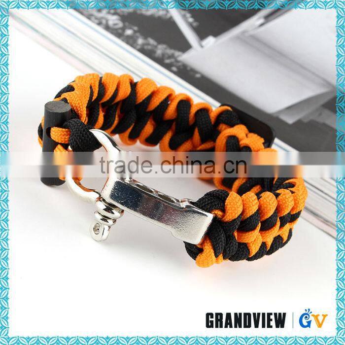 Factory supply attractive price blue survival bracelet