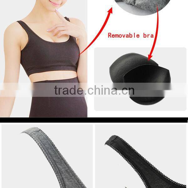 Hot selling women non steel ring Sports wave breast vest W120