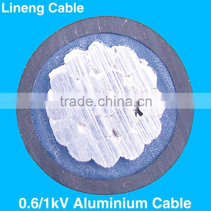 Hebei Lineng Low Voltage 1 Core Aluminium Cable 50mm