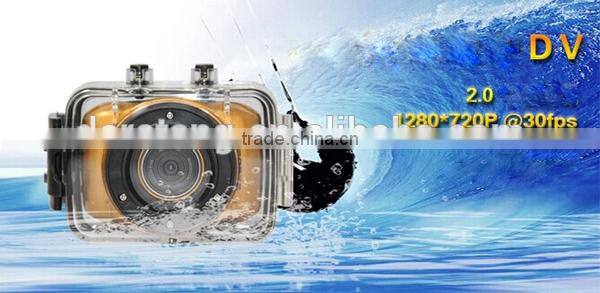 Waterproof 2.0inch touch screen action camera cheap sports camera