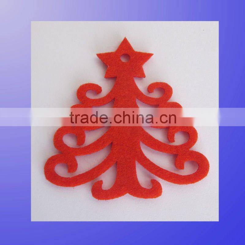 HUARI red felt placemats