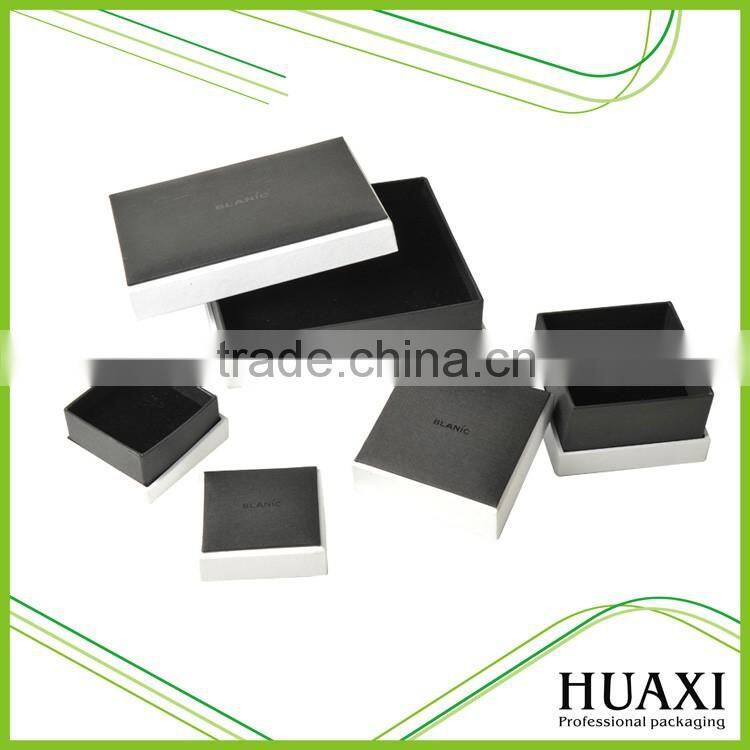 2016 custom logo printing cardboard jewelry packaging paper box wholesale gift promotion box