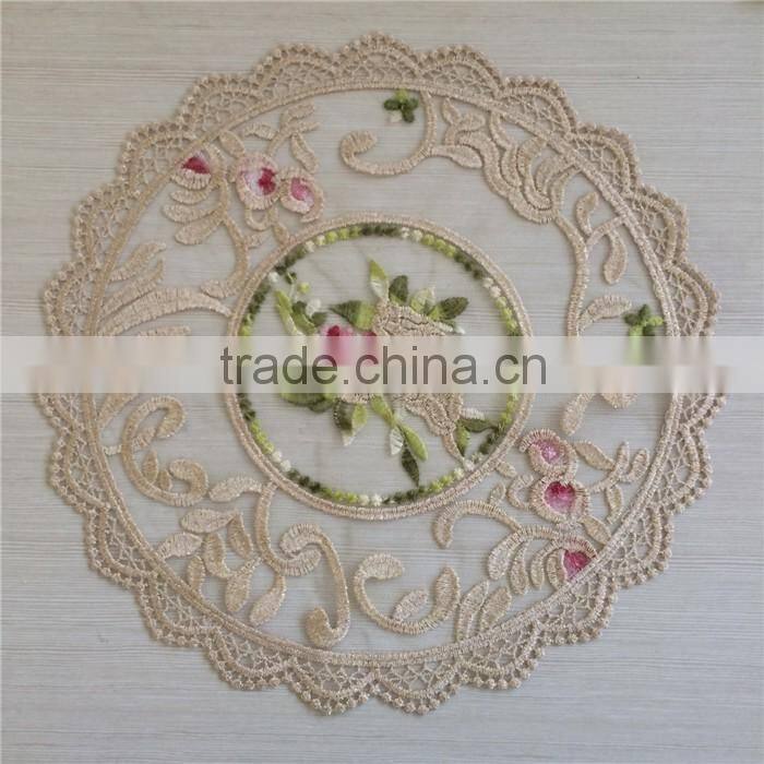 New coming polyester costom lace fabric for textile/garment