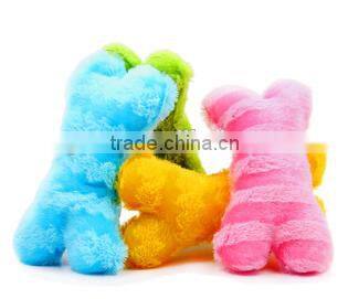 little Teddy puppy pet toys / Stuffed mushrooms smile Plush pet toys with squeaker