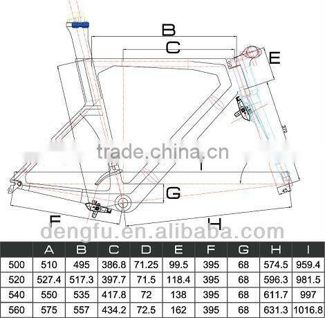 Brand new T700 full carbon TT bike frame China
