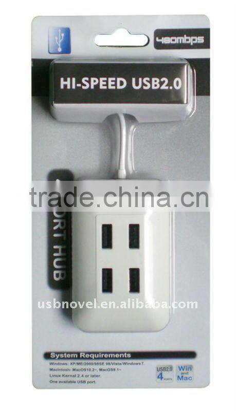 4-port USB 2.0 high speed usb hub