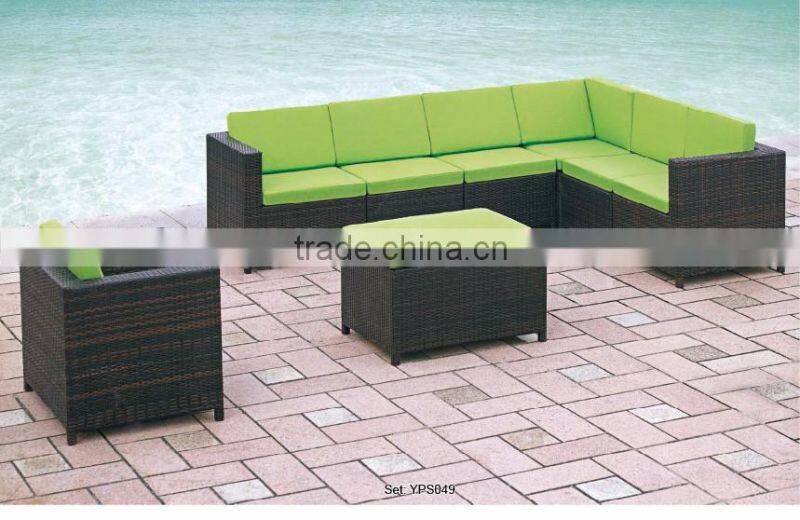 00 indoor furniture comfortable sipmle rattan wicker living room sofa set YPS042