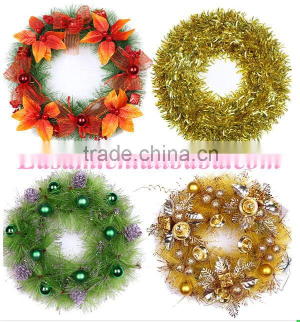 Christmas letter decoration Pine cones christmas wreath