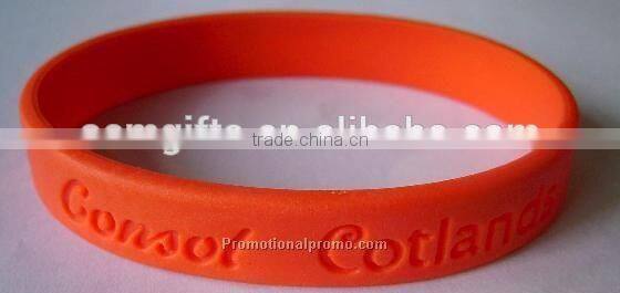 promotional rubber bracelet