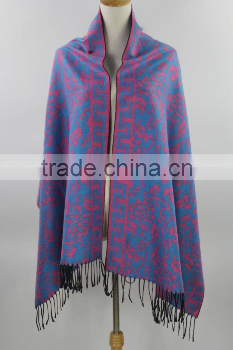 Factory supplier newest novel design fashion ladies scarf acrylic pashmina scarf fast shipping
