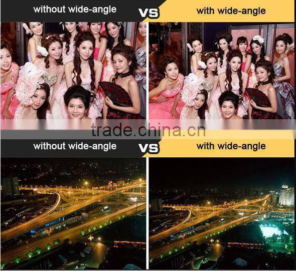 circular clip optical 10x macro lens camera 0.65x super wide angle lens mini portable phone dslr lens