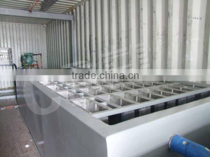 Ice block making machine worked in 40hq with fully automatic operation system