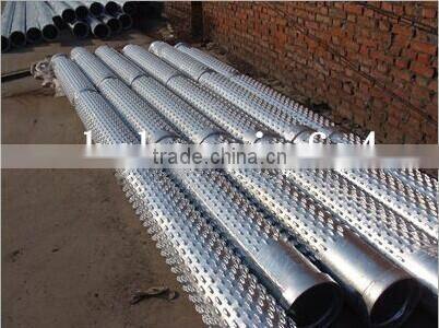 Production of bridge filter pipe of well pipe bridge well pipe