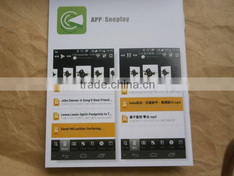 3G router with wifi media player and power bank 5200mA