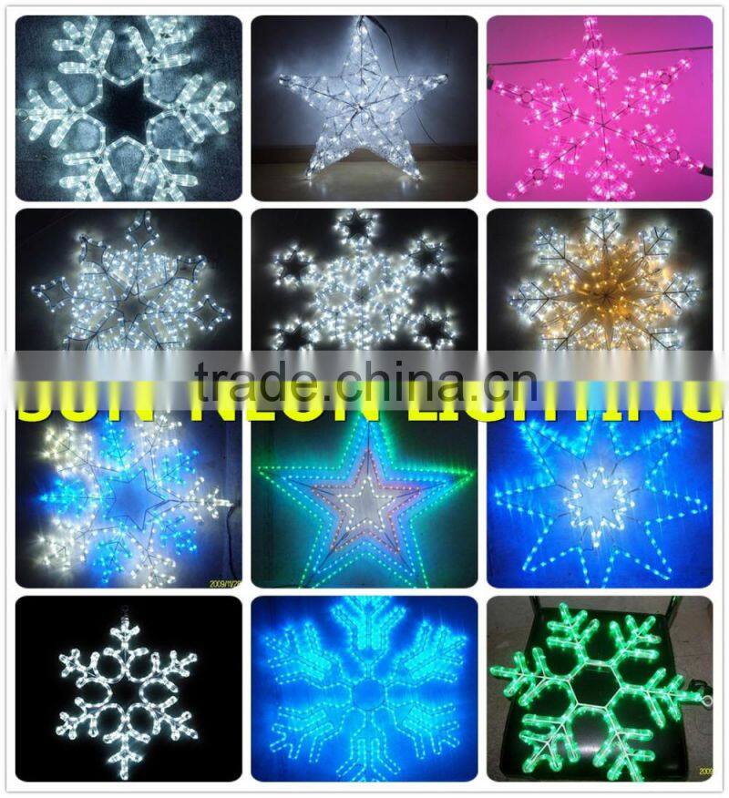 2d Beautiful Santa Claus Sitting on a Reindeer Carriage Led Rope Light Motif