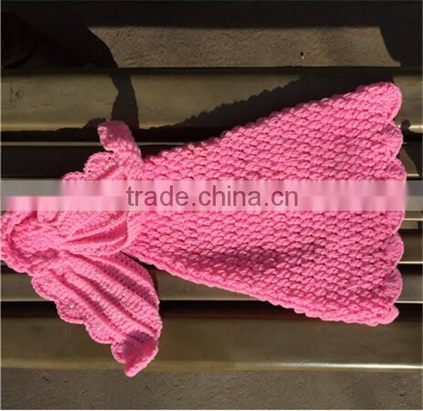 baby Crocheted Mermaid Tail Costume