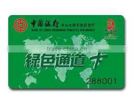 Plastic gift card ZD