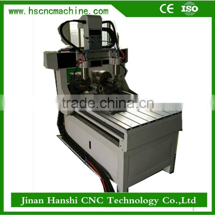 automatic wood bead making machine 4 axis rotary cnc router 6090