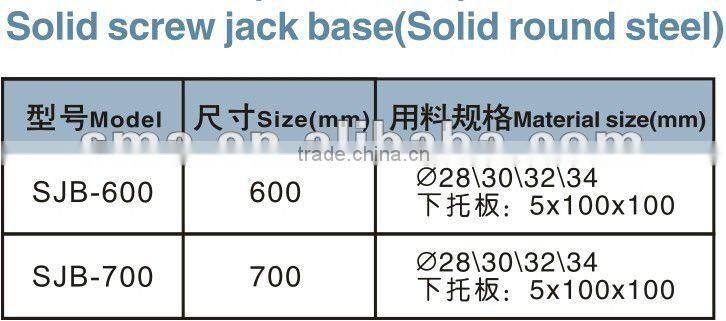 scaffolding construction hollow/solid screw jack (Real Factory in Guangzhou)