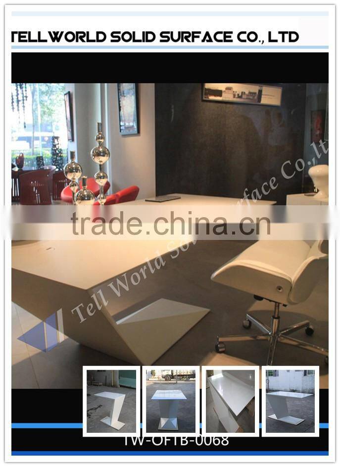 high end modern office reception desk table