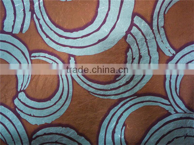 Metallic Wallpaper in Shinny Gold manufacture of Foshan city Guangdong