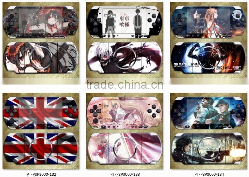 Sticker Design China Suppliers Decal Vinyl Skin Sticker For Sony PlayStation Portable For PSP 3000