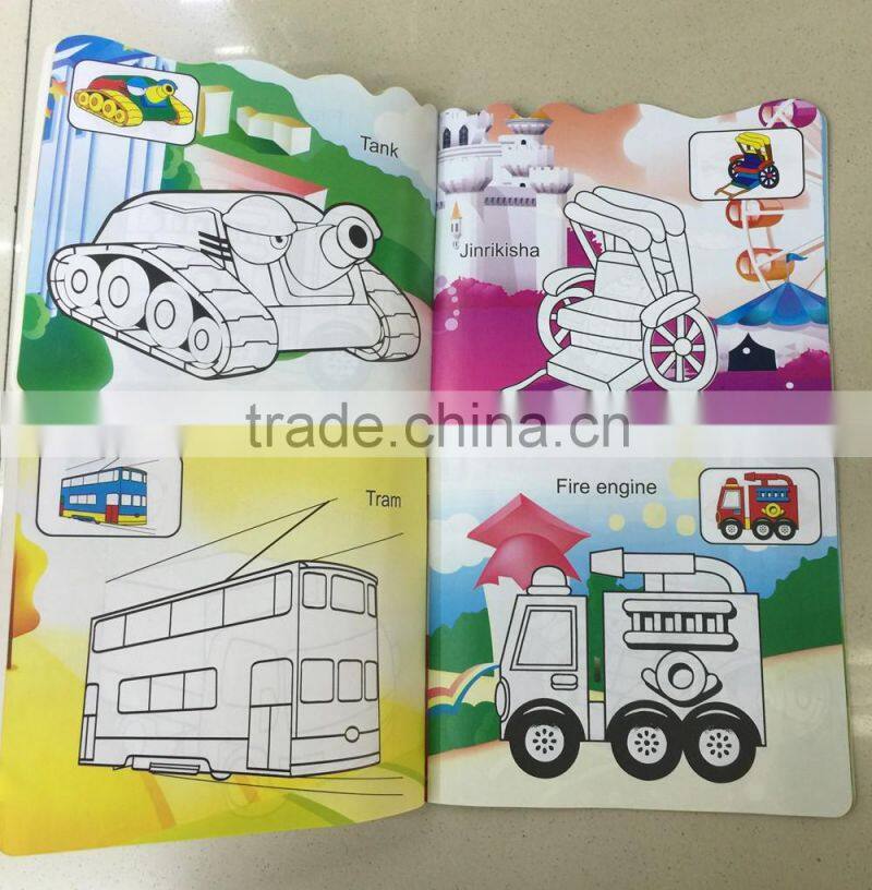 2016 new-model eco-friendly high quality recycled paper coloring books