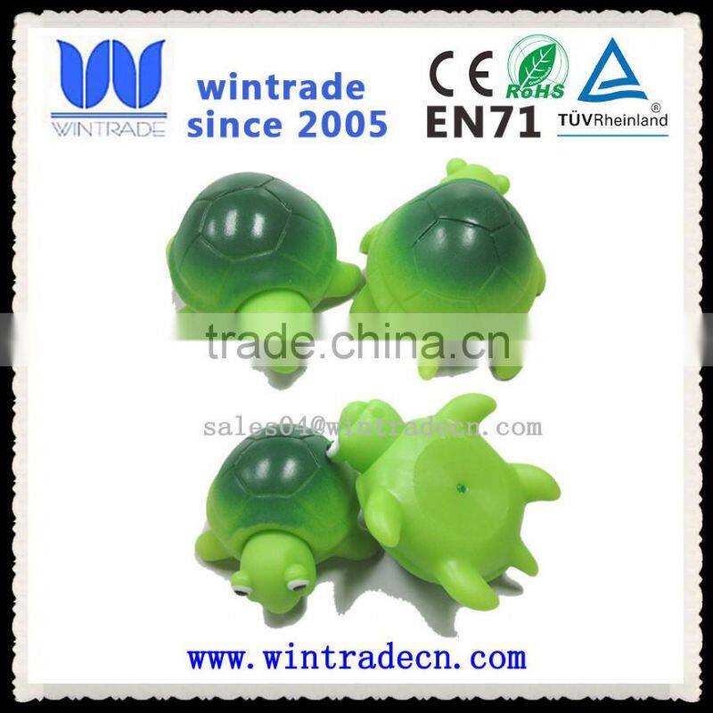 OEM novelty rubber tortoise baby bath toy animal