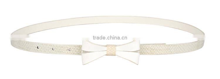 2014 Korean Fashion Ladies PU Rivet Bowknot Belt SWF-W15062925