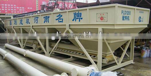 PLD1200 concrete batching machine with CE ISO certification, Aggragate batching machine on sale