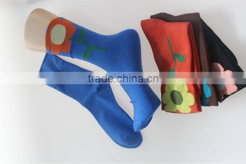 Wholesale Beautiful Sun Flower School Girl Student Sock