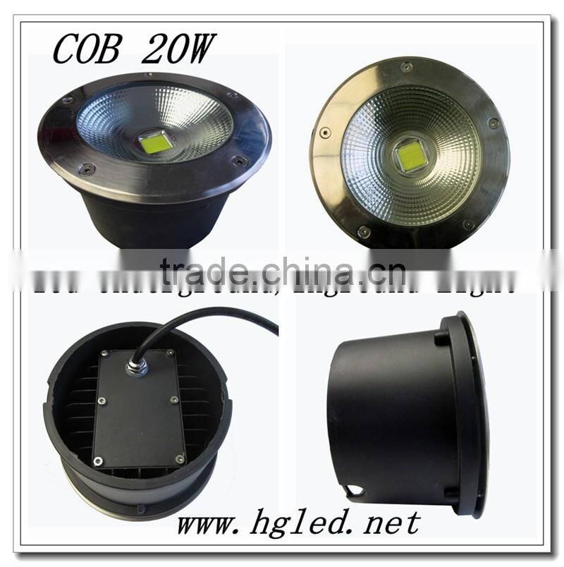 IP68 20W COB LED inground Light IK10 Passed led underground light